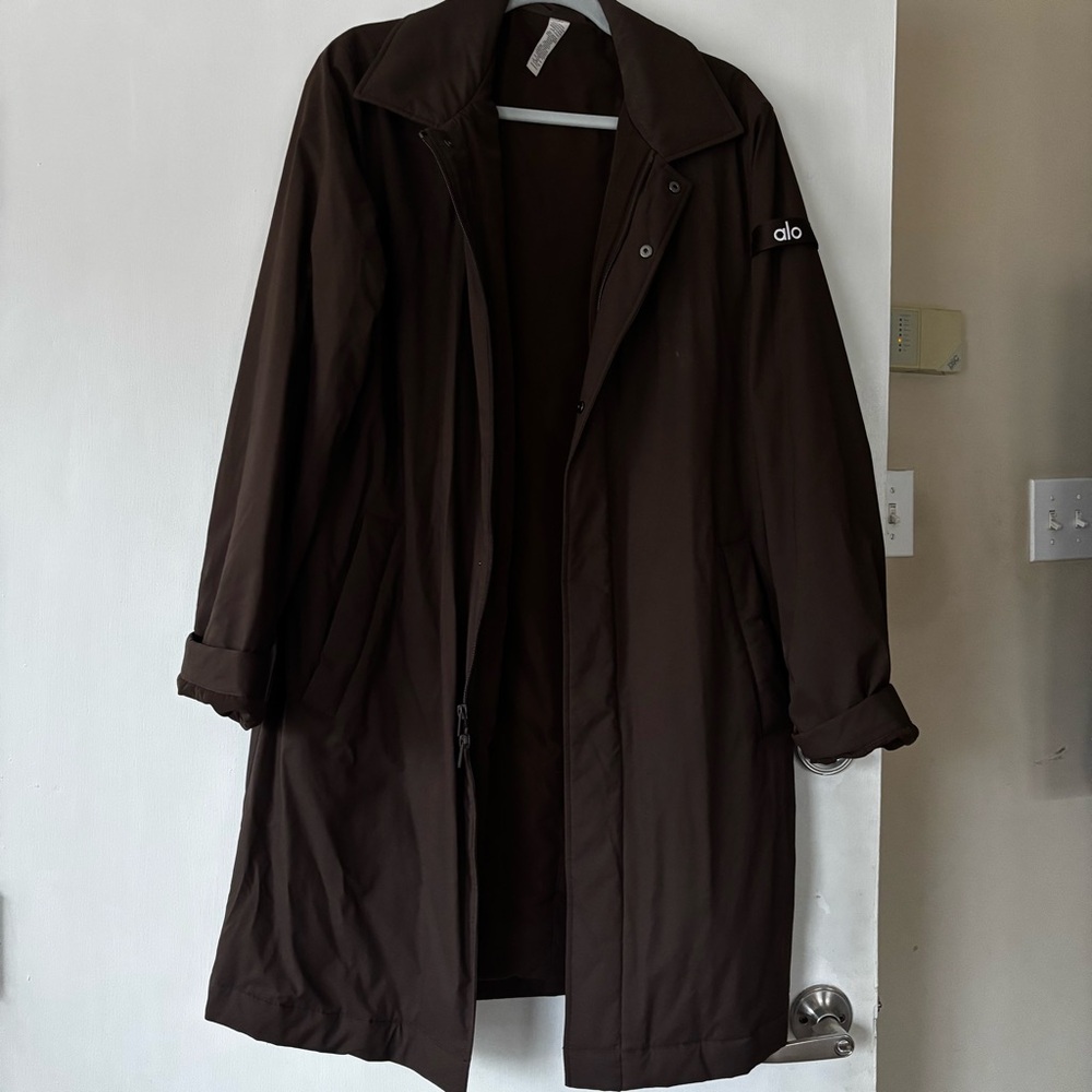 Alo Signature Brown Overcoat